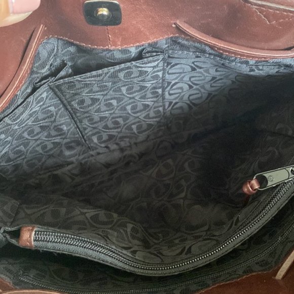 Vintage 90’s Liz Claiborne Leather Shoulder Bag - Picture 8 of 8